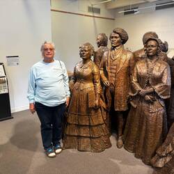 Jill standing with notable people