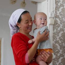 Our luncheon hostess (qualified lawyer) in a very remote village
