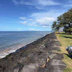 The Kīhei shorefront.