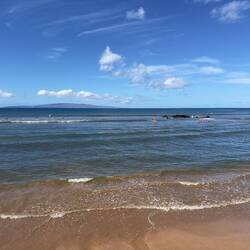 The Kīhei shorefront.