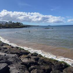 The Kīhei shorefront.