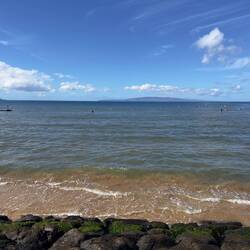 The Kīhei shorefront.