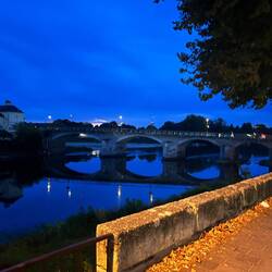 Loire river at night