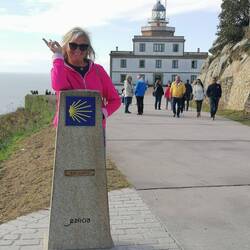 "Km 0" Kap Finisterre, letzter Km-Stein des Jakobswegs