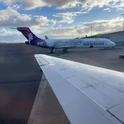 HA355 pushing back at OGG.