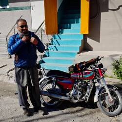 Am Khaplu Inn Hotel angekommen.