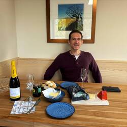 Always good to start the hols with some cheese and wine