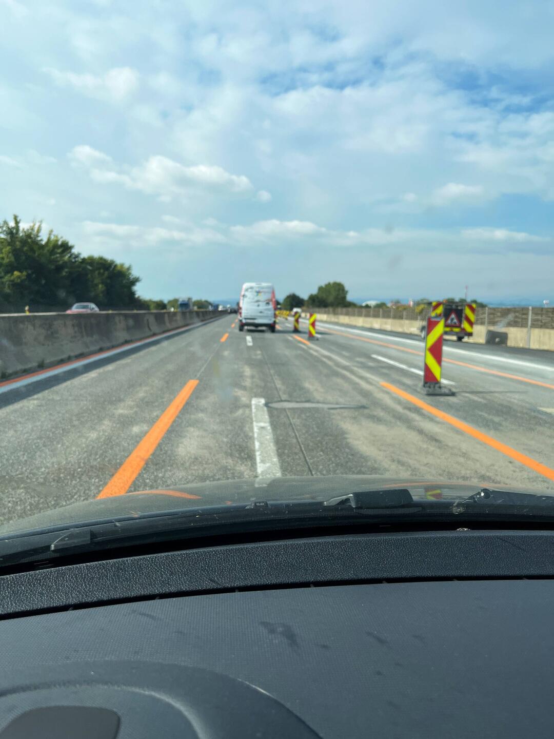 Baustelle in Österreich