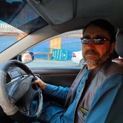 Mein Fahrer für heute.