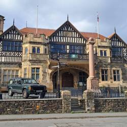 Lynton Town Hall in Lynton, Devon, England