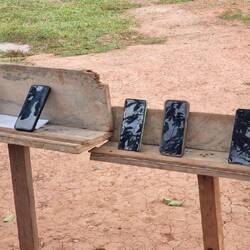 Mobile hot spot. One of the places in Bonkro where you get signal. Check your phone when you go past