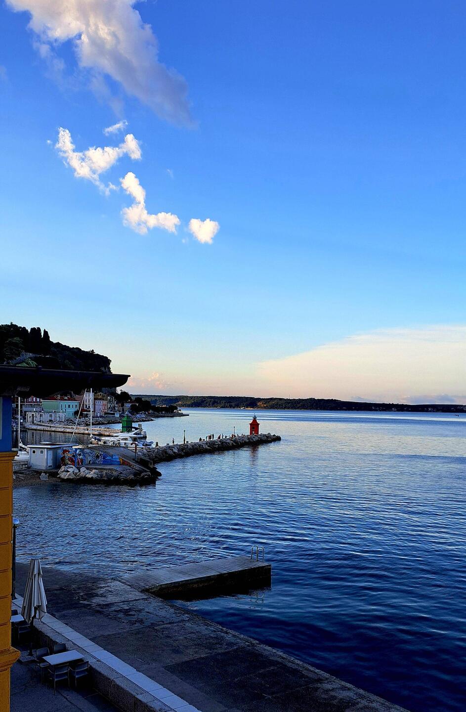 View from our room in Piran