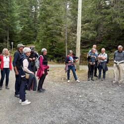 ...kurze Wanderroutenbesprechung....