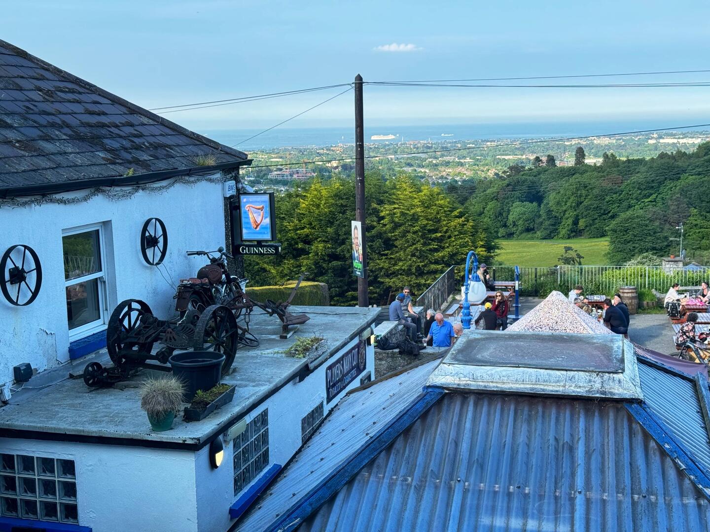 View from our apartment on top of the pub.