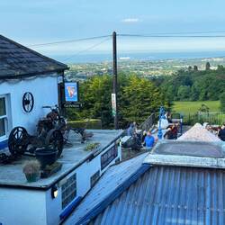 View from our apartment on top of the pub.