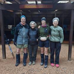met these lovely ladies who were gathering evidence to oppose a mining application