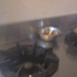 Die Küche ist nicht wirklich groß