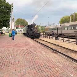 Shay logging locomotive