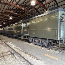 Inside one of 10 rollingstock 'barns' at the IRM