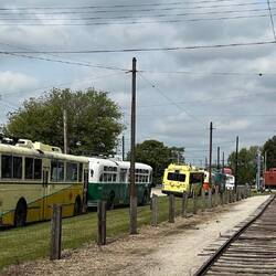 They do trolley buses too, at the IRM!