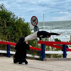 Was man heute alles für ein Foto macht ......