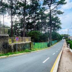 Camino a la playa en Biarritz