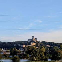 Trencin Castle from afar
