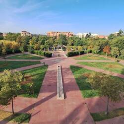 The park we ran through