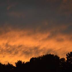 Abendhimmel vom Balkon