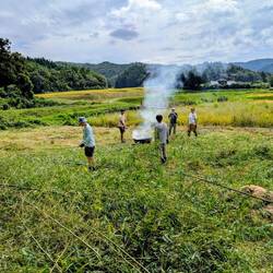 Ein Teil wird verbrannt