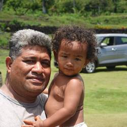 Guide David mit Sohn