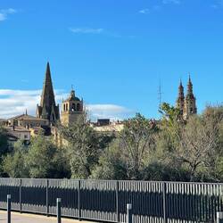 Logrono from the river