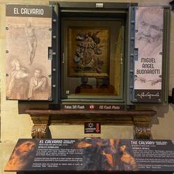 The cathedral even houses a painting by Michelangelo.