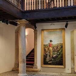 Teil des Innenhof im alten Gebäude