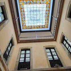 Teil des Innenhof im neueren Gebäude