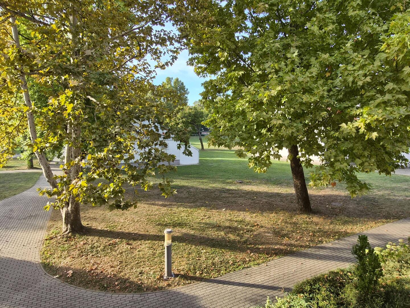 Uitzicht vanaf mijn balkon.