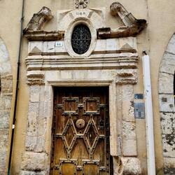 Love the beautiful doors. So old