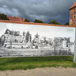 So zerstört war die Burg im 2. Weltkrieg