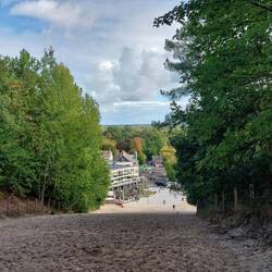 Düne in Schoorl von oben