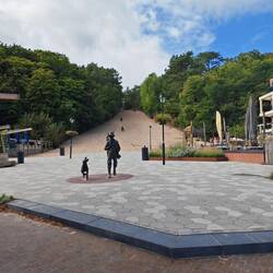 Düne in Schoorl von unten