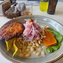 Ceviche mit Inca Kola