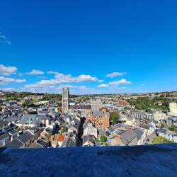 Aber die Aussicht war gigantisch