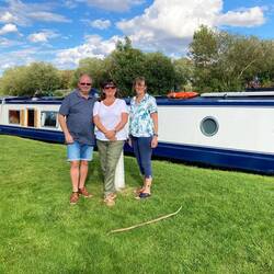 With Sharon and Jonathan