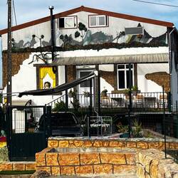 3-D decorations on the house