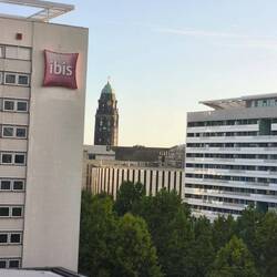 Blick aus meinem Hotel Zimmer