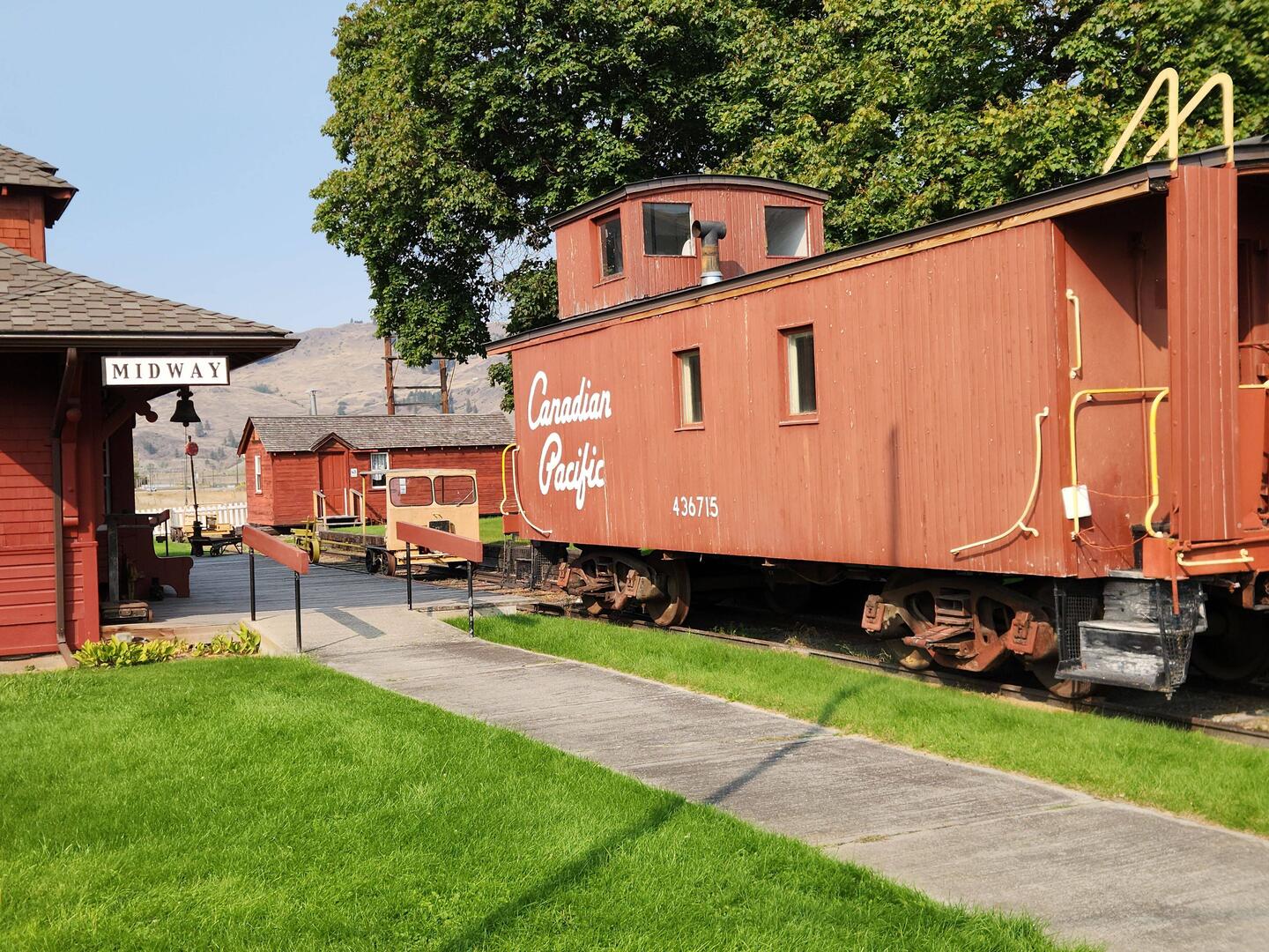 Starting point at Midway Station and Museum