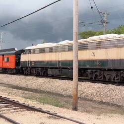 Passngers riding this train get pushed back... to where, I don't know