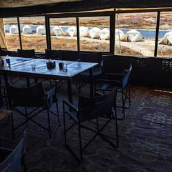 Speisesaal mit Aussicht