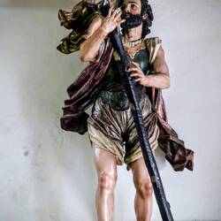 Saint Christopher, the patron saint of travelers. During this journey he was by our side!