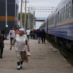 We did buy freshly fried bread filled with potato and cheese - yum